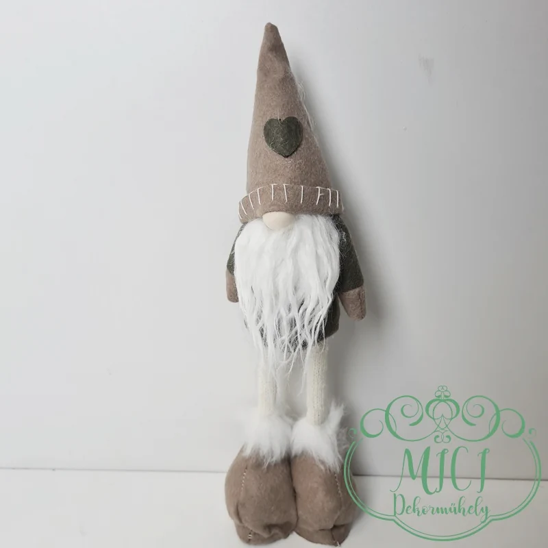 Karácsonyi dekoráció. Textil manó. Ajándék karácsonyra; születésnapra; névnapra. Díszítheted vele otthonod. Téli; ünnepi hangulatot teremthetsz. Az adventi koszorú mellett