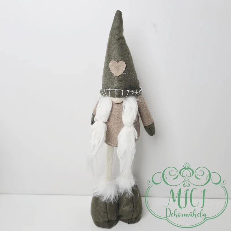 Karácsonyi dekoráció. Textil manó. Ajándék karácsonyra; születésnapra; névnapra. Díszítheted vele otthonod. Téli; ünnepi hangulatot teremthetsz. Az adventi koszorú mellett