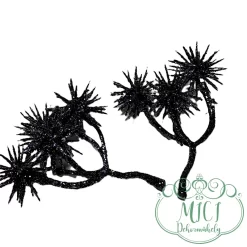 Pick ág; dekorációs ág/ágacska; Csillogó dekorációs alapanyag; Glitteres ágacska; betűzós szárral; virág-leveles csokros jellegű home decor; glitteres/flitteres csillámos ágacskák. Kiegészítője lehet: karácsonyi