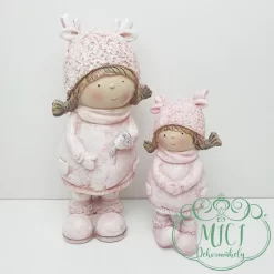 Karácsonyi dekoráció; kerámia/polyresin figura. Tökéletes ajándék lehet