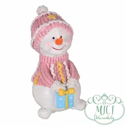 Karácsonyi dekoráció; Kerámia figura. Tökéletes ajándék lehet