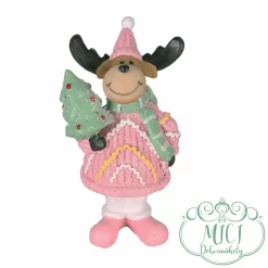 Karácsonyi dekoráció; Kerámia figura. Tökéletes ajándék lehet