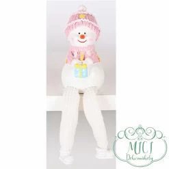 Karácsonyi dekoráció; Kerámia figura. Tökéletes ajándék lehet