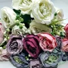 Selyemvirág; Művirág; Real touch virág home decor; Rózsa csokor. Kiegészítője lehet: csokor