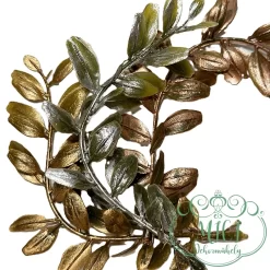 Pick ág; dekorációs ág/ágacska; Csillogó dekorációs alapanyag; Glitteres ágacska; betűzós szárral; virág-leveles csokros jellegű home decor; glitteres/flitteres csillámos ágacskák. Kiegészítője lehet: karácsonyi