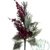 Pick ág; dekorációs ág; Selyemvirág; Művirág; Real touch virág home decor; zöld növény csokor. Kiegészítője lehet: csokor