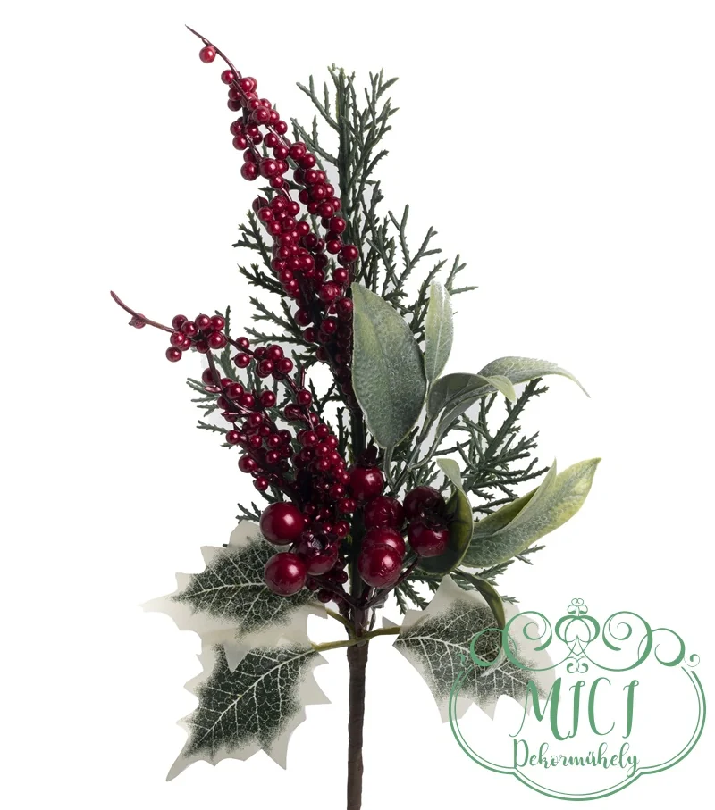 Pick ág; dekorációs ág; Selyemvirág; Művirág; Real touch virág home decor; zöld növény csokor. Kiegészítője lehet: csokor