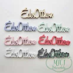 Egyedi fa tábla; kiegészítője lehet otthonod dekorációjának; asztaldísznek; koszorúnak; ajtó kopogtatónak; egyéb dekorációs termékeknek. Felhasználhatod akár hűtőmágnes készítéséhez is.