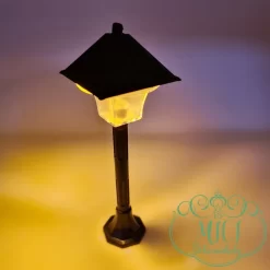 Alternative view of Kandelláber; LED-es lámpás; hideg-meleg fehér színben; műanyag; 14*4cm