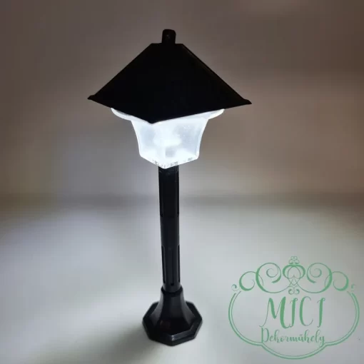 Kandelláber; LED-es lámpás; hideg-meleg fehér színben; műanyag; 14*4cm - Image 3