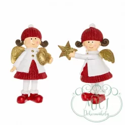 Angyal figura. Ünnepi hangulat fontos eleme. Alkalmazható lakásdekorációk készítéséhez. Használhatod adventi koszorúd