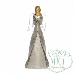 Angyal figura. Ünnepi hangulat fontos eleme. Alkalmazható lakásdekorációk készítéséhez. Használhatod adventi koszorúd