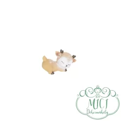 Őszi/Téli; Karácsonyi dekoráció; “Kerámia”-Polyresin figura. Szarvas-Őzike család. Tökéletes ajándék lehet