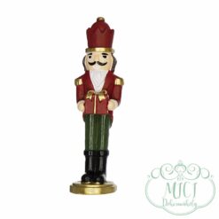 Alternative view of Diótörő; álló; piros; poly 4x4x14cm