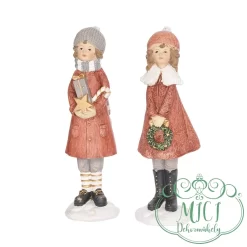 Karácsonyi dekoráció; kerámia/polyresin figura. Tökéletes ajándék lehet