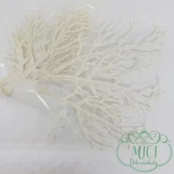 Csillogó dekorációs alapanyag; levél 10cm hosszú; 6-7cm széles. Kiegészítője lehet: karácsonyi