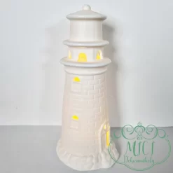 Alternative view of Világítótorony; LED-es; fehér; 9*21cm