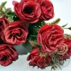 Selyemvirág; Művirág; Real touch virág home decor; rózsa csokor. Kiegészítője lehet: csokor