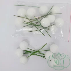 Csillogó dekorációs alapanyag; csillám golyó;  Kiegészítője lehet: karácsonyi