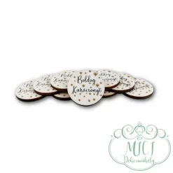 Egyedi fa tábla; kiegészítője lehet karácsonyi asztaldísznek; koszorúnak; ajtó kopogtatónak; adventi dekorációnak; egyéb dekorációs termékeknek.