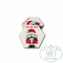 Egyedi fa tábla; kiegészítője lehet karácsonyi asztaldísznek; koszorúnak; ajtó kopogtatónak; adventi dekorációnak; egyéb dekorációs termékeknek.