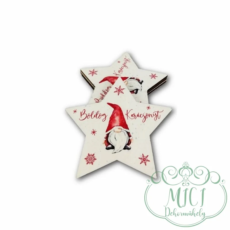 Egyedi fa tábla; kiegészítője lehet karácsonyi asztaldísznek; koszorúnak; ajtó kopogtatónak; adventi dekorációnak; egyéb dekorációs termékeknek.