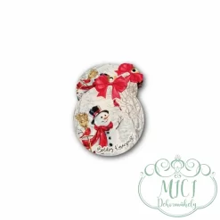 Egyedi fa tábla; kiegészítője lehet karácsonyi asztaldísznek; koszorúnak; ajtó kopogtatónak; adventi dekorációnak; egyéb dekorációs termékeknek.