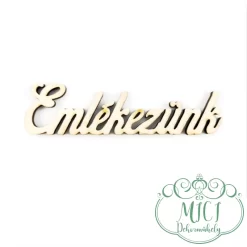 Egyedi fa tábla; kiegészítője lehet sírdisznek; koszorúnak; egyéb kegyeleti termékeknek.