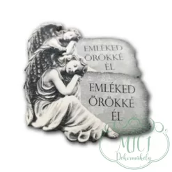 Egyedi fa tábla; kiegészítője lehet sírdisznek; koszorúnak; egyéb kegyeleti termékeknek.