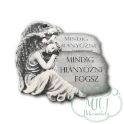 Egyedi fa tábla; kiegészítője lehet sírdisznek; koszorúnak; egyéb kegyeleti termékeknek.