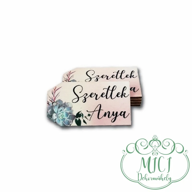 Fa táblácska "ANYA" anyukák részére. Egyedi fa tábla; kiegészítője lehet; koszorúnak; ajtó kopogtatónak; egyéb dekorációs termékeknek. Felhasználhatod akár hűtőmágnes készítéséhez is.