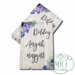 Anyáknapi fa táblácska. Egyedi fa tábla; kiegészítője lehet; koszorúnak; ajtó kopogtatónak; egyéb dekorációs termékeknek. Felhasználhatod akár hűtőmágnes készítéséhez is.