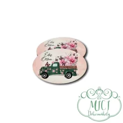 Egyedi fa tábla; kiegészítője lehet tavaszi/húsvéti asztaldísznek; koszorúnak; ajtó kopogtatónak; egyéb dekorációs termékeknek. Felhasználhatod akár hűtőmágnes készítéséhez is.