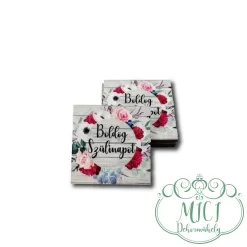 Egyedi fa tábla; kiegészítője lehet szülinapi asztaldísznek; koszorúnak; ajtó kopogtatónak; egyéb dekorációs termékeknek. Felhasználhatod akár hűtőmágnes készítéséhez is.